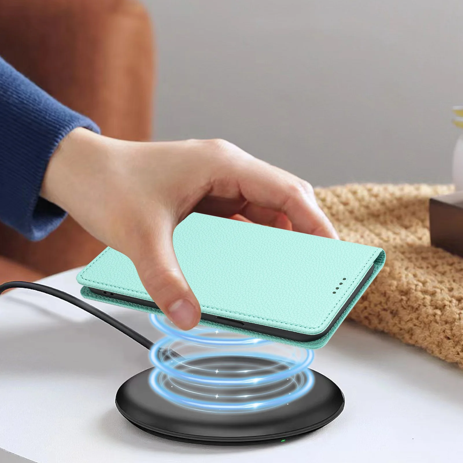 Flip Case For Samsung Galaxy A56,A55,A54,A53,A52,A15,A06,A26,A25,A16,A36 Card holder Magnetic Leather Wallet Satnd Phone Cover - náhled 6