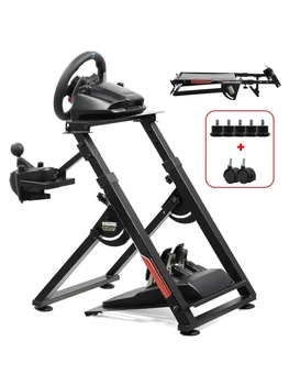 Simulator stojaka na koła wyścigowe Stojak na koła w kokpicie Wyścigowy uchwyt na dźwignię zmiany biegów pasuje do Logitech G25 G27 G29 G920