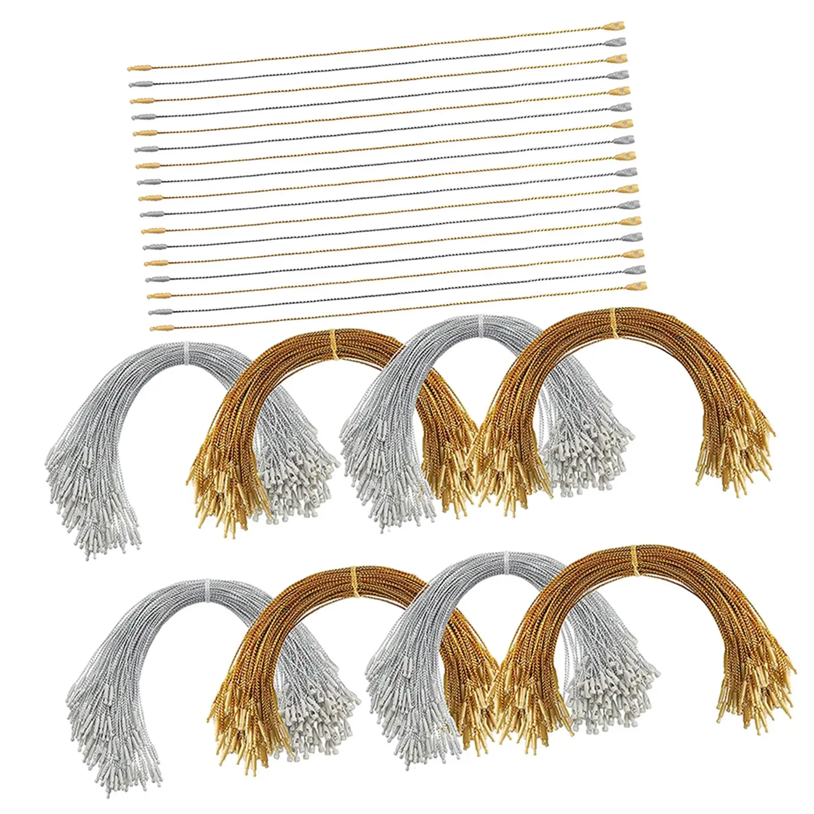 DIY Jewelry Craft Tag Rope Set 800 Pieces Polyester String for Pendant Charms Keychain Tail Chain Retail Shop Accessories