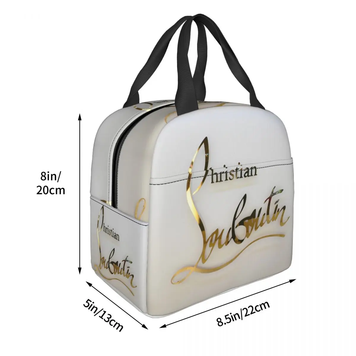 Christianed High Heels Louboutined Insulated Lunch Bags Cooler Bag Lunch Container Lady Beauty Lunch Box Tote School Outdoor