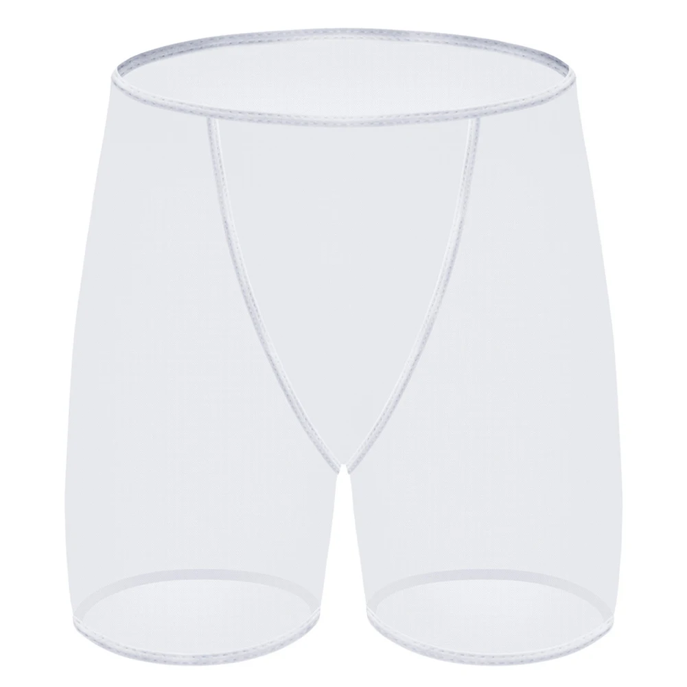 Sexy See Through Shorts Mens Mesh Lingerie Comfortables Briefs Elastic Breathableshorts Nighties For Sex