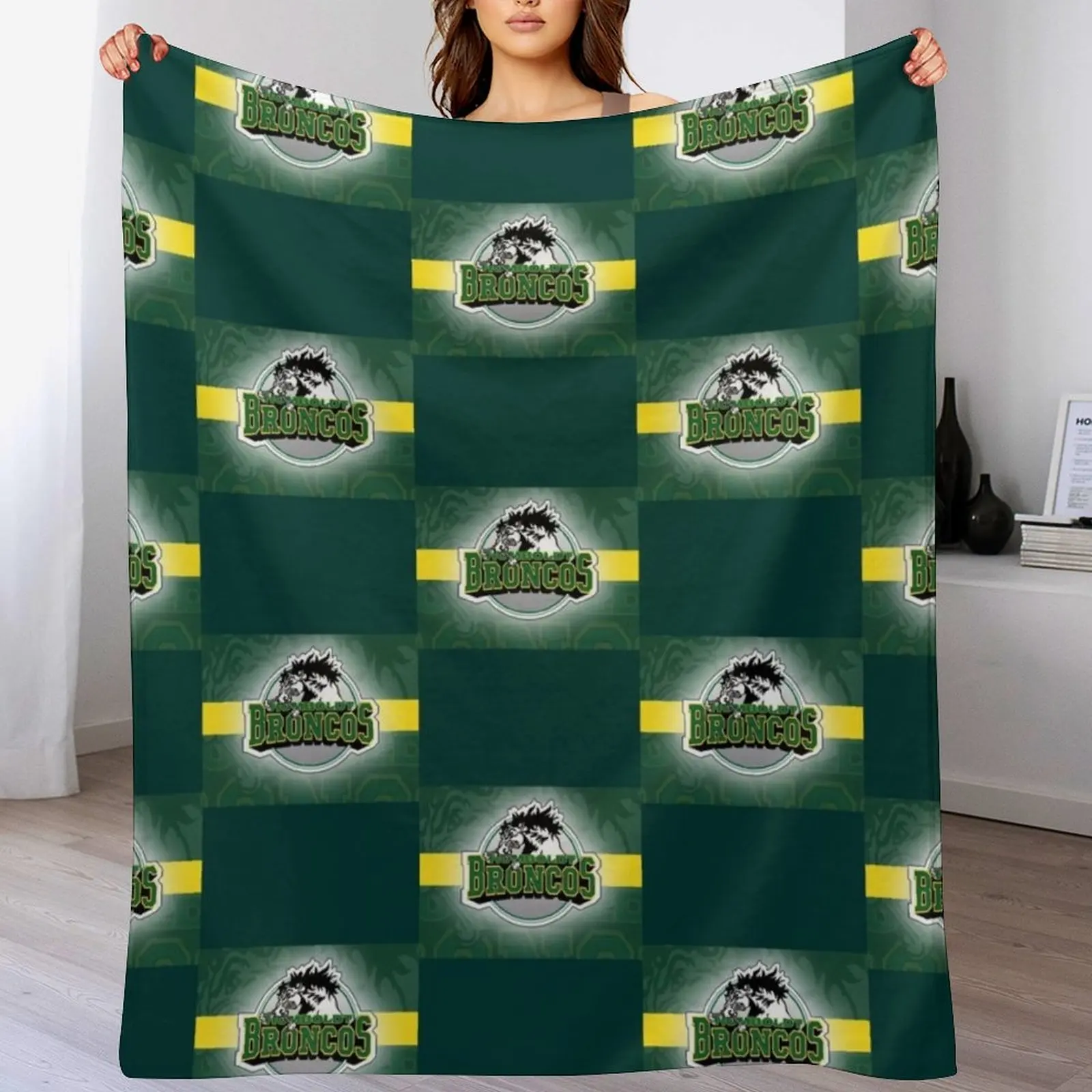 Humboldt broncos Throw Blanket