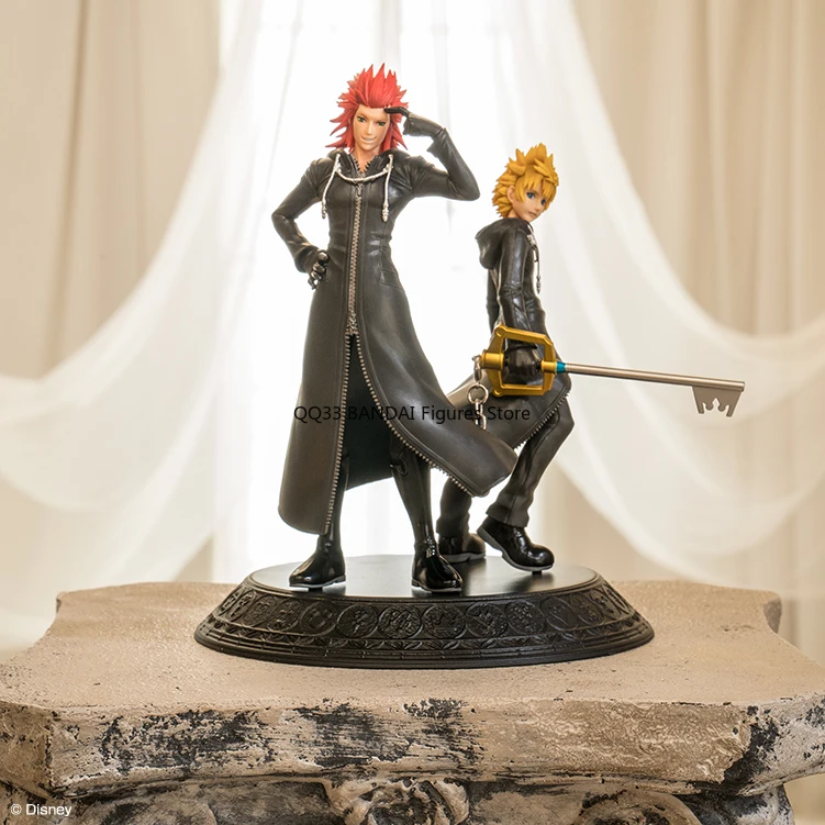 BANDAI Ichiban Kuji Kingdom Hearts Axel&Roxas Second Memory Figure Prize Action Figure Model Desktop Decoration