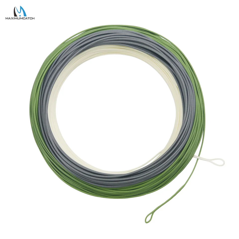 Maximumcatch 90ft 3/4/5/6wt prawdziwe Troutlite podwójny stożek pływający Fly Fishing linia z 2 spawane pętle żyłka