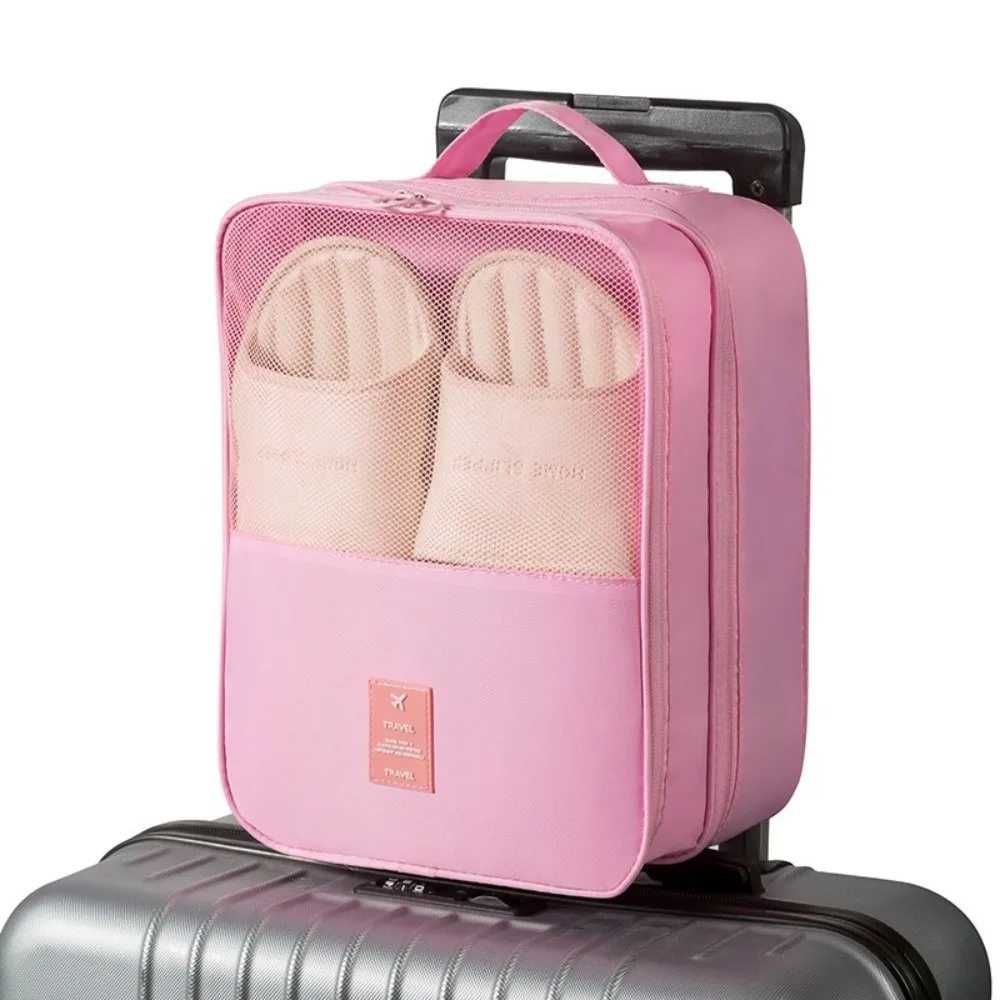 

Двухслойная сумка для хранения обуви, дышащая сетка с карманом, дорожная сумка для обуви, подвесная сумка для упаковки обуви большой вместимости