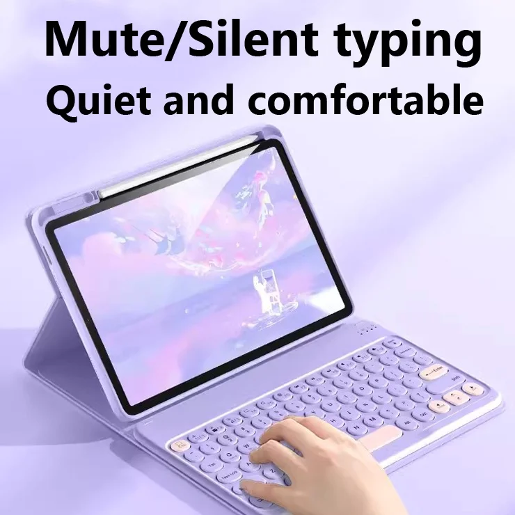 Case with Touchpad Keyboard for Redmi Pad Pro 5g Case 12.1 for XiaoMi  Poco Pad 5G 12.1 Keyboard Case for Xiaomi Pad Pro 12.1"