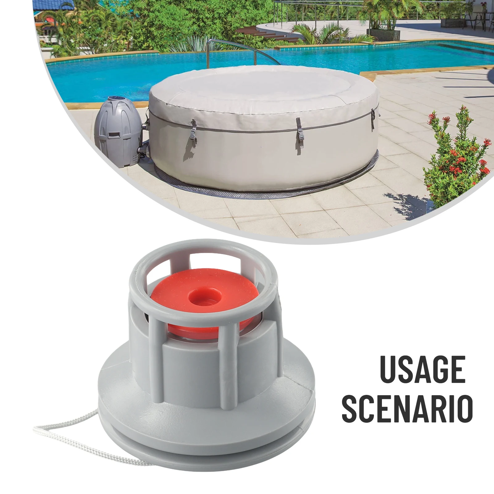 For Lay Z Spa Air Valve Easy To Use 1pcs Eight Holes Practical To Use Easy To Install Practical Useful Brand New