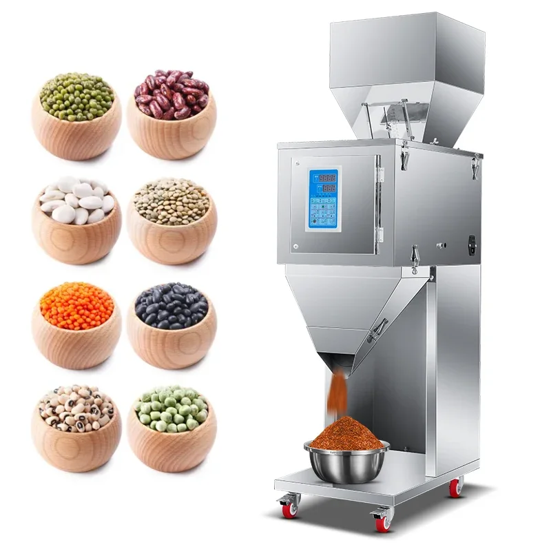 Hot Selling 999g Single Head Automatic Dog Food Dispenser Rice Grain Granule Weighing Machine Quantitative Filling Machine