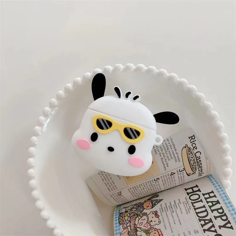 3D Cartoon Puppy Silicone Case for AirPods Pro2 Airpod Pro 1 2 3 Bluetooth Earbuds Charging Box Protective Earphone Case Cover