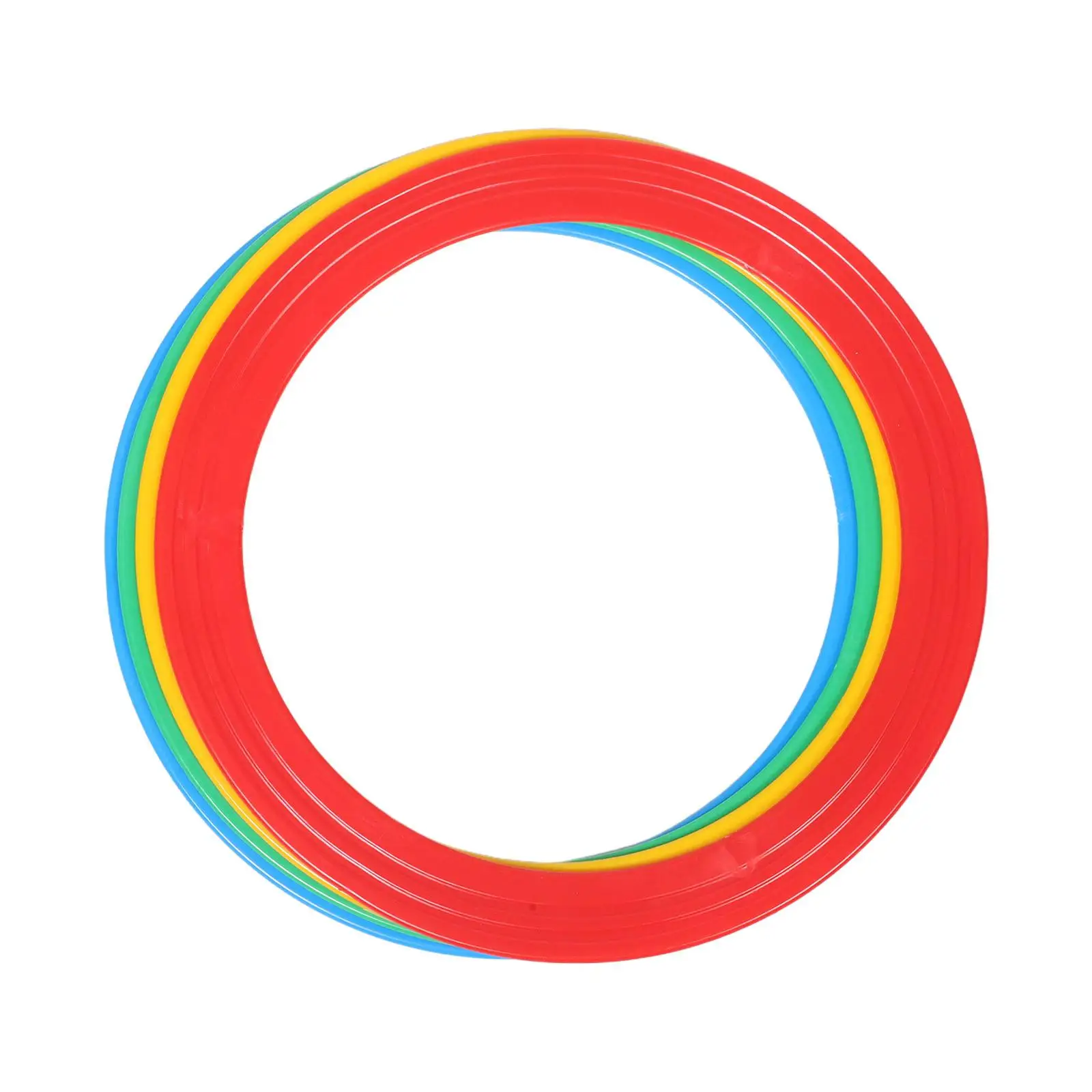 

4pcs Juggling Rings Acrobatic Props Lightweight Portable Circus Hand Rings Performance Skills Toys Accessories