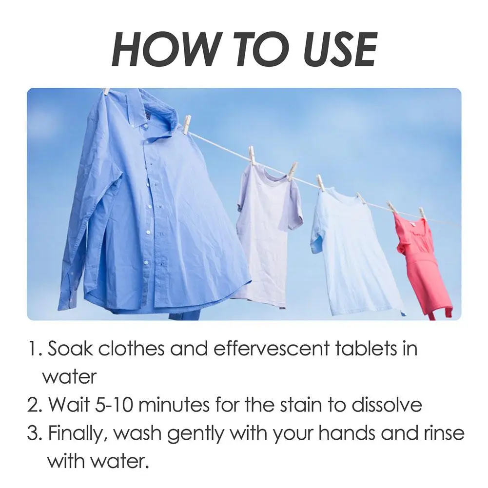 Multi-functional Bio Enzyme Cleaning Tablets Powerful Cleaning Decontamination Tablet Laundry F9m1