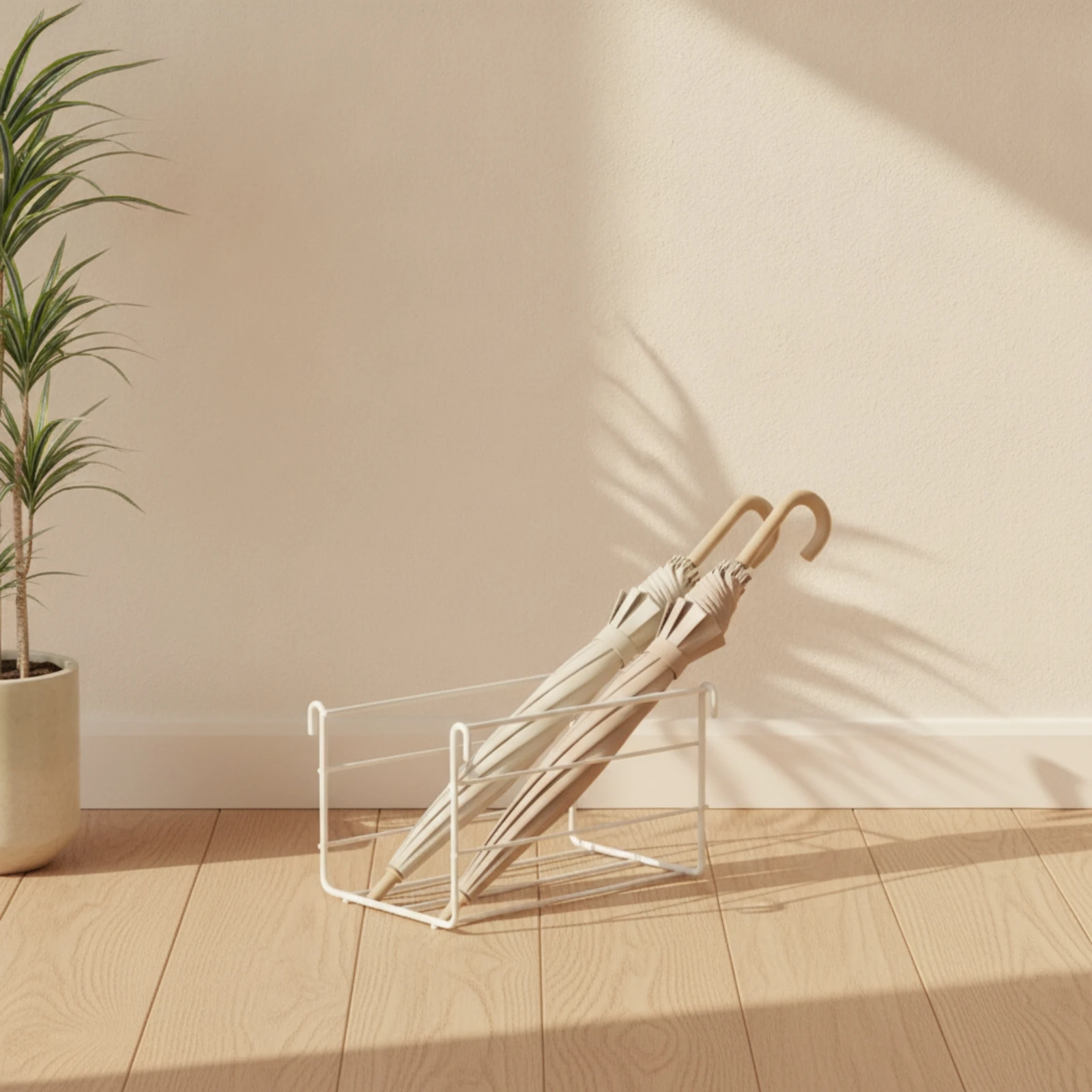Wire Hanging Basket Lightweight Hanging Organizer Basket Space-Saving Slimline for Office, Entryway