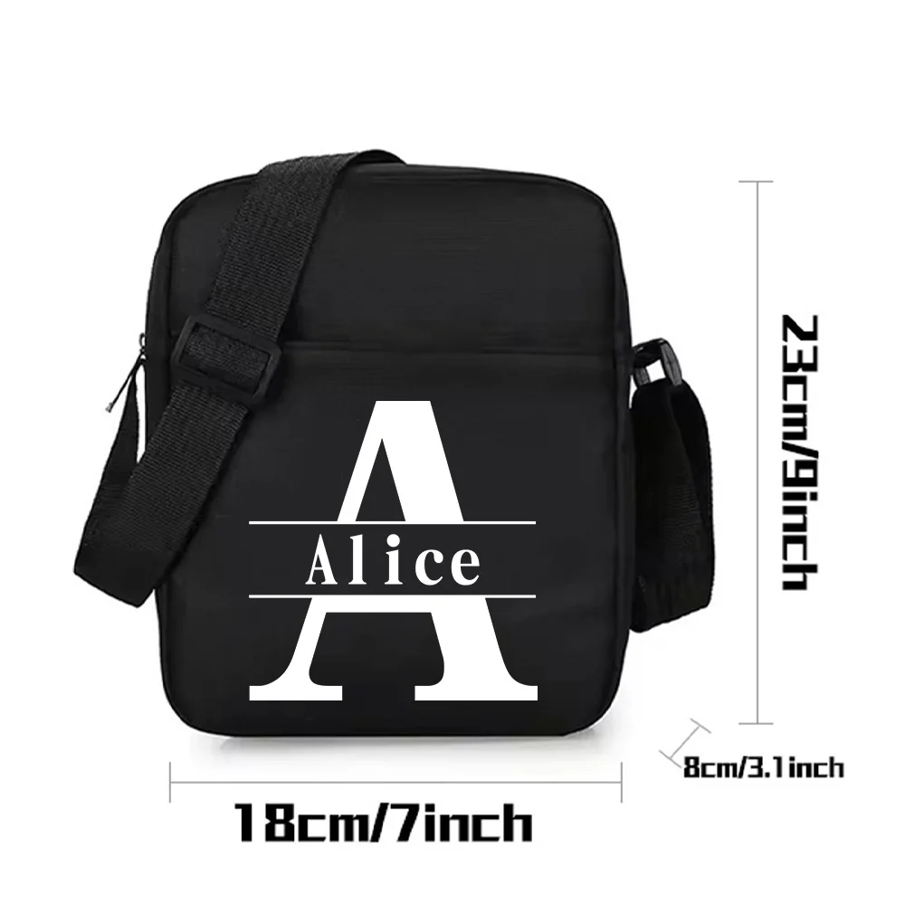 Personalized Customized Name One Shoulder Crossbody Bag Travel Multifunctional Storage Pack Commuting Shoulder Storage Bags