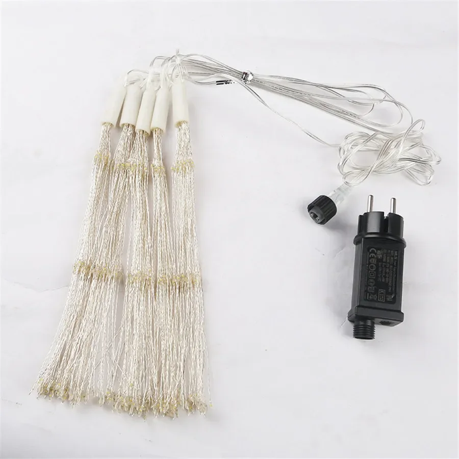 Imagem -06 - Waterproof Copper Wire Firework Lights Starburst Lights Fairy Light Decoração do Jardim Natal 10 em 1