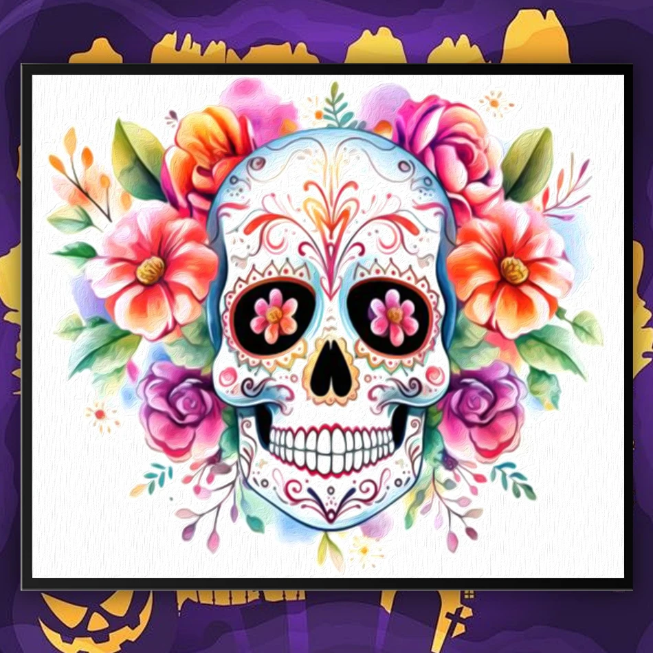 

GATYZTORY Diy Oil Painting By Numbers Bone Flower Simple Number Drawing Adult Coloring Paint Brushes Coloring For Adults Digital