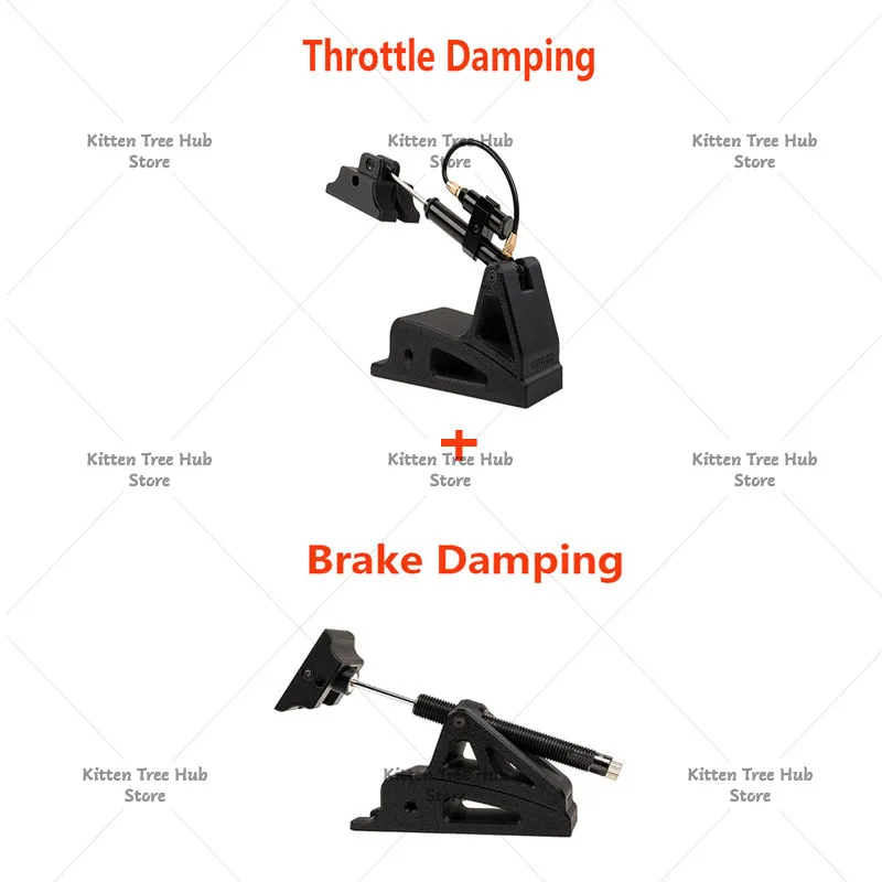 Pedal Brake Throttle Adjustable Damping Kit CSL Pedal Simulated racing Modification