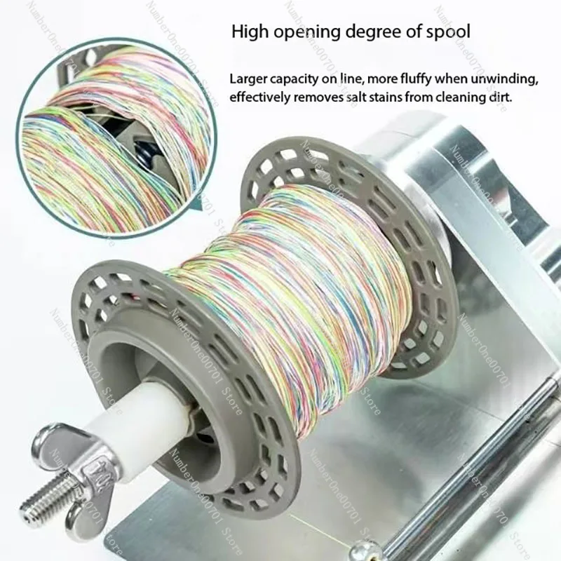 Sea Fishing line  Washing Line, Deep-sea Electric Wheel, Withdrawal Line, Soaking, Salt Cleaning Wire Spool, Reel Accessories