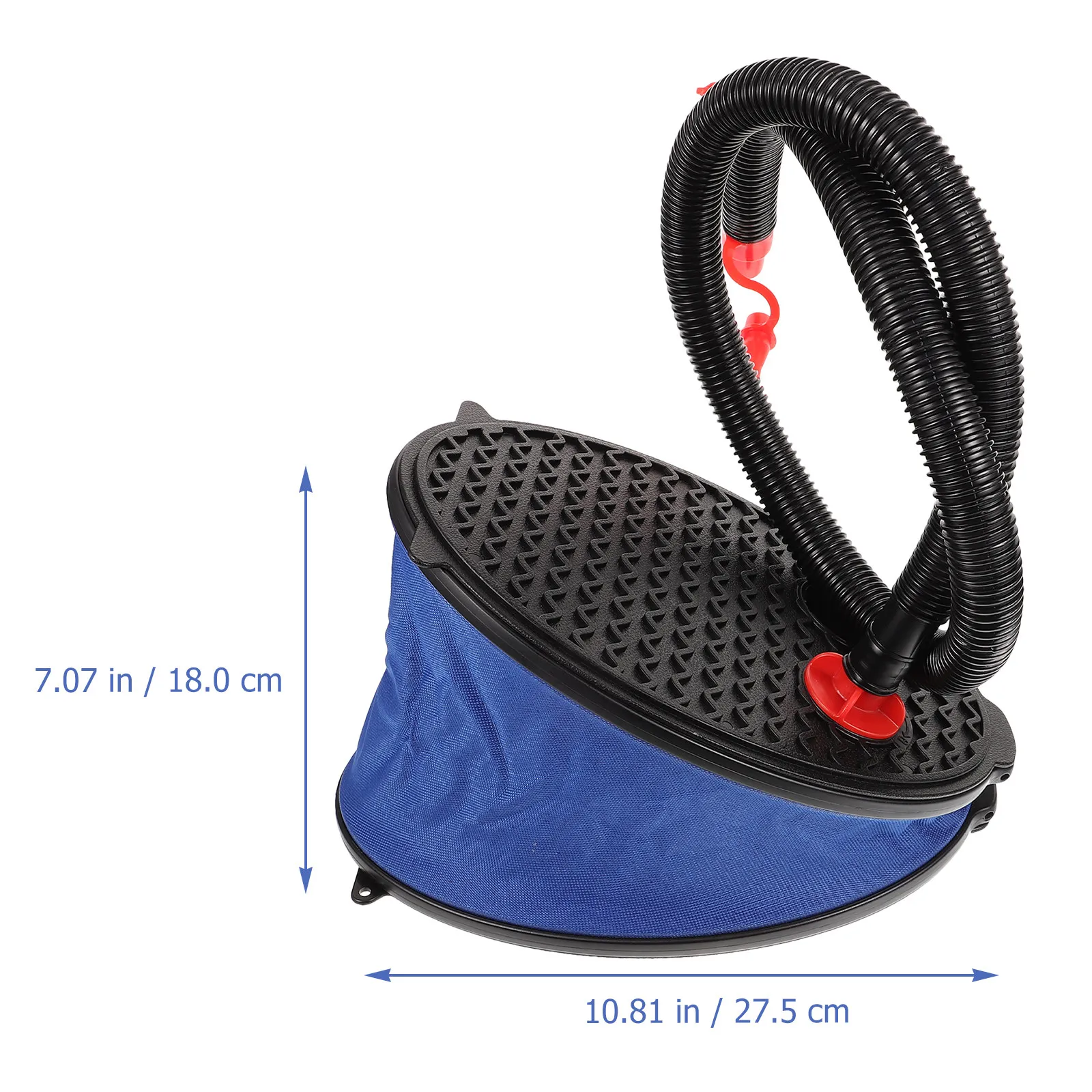 Heavy Duty Plastic Foot Pump for Inflatables Portable Air Pump for Balloons Sports Balls Inflatable Boats Beds Mattresses - view 3