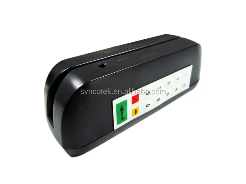 ISO7811 RS232 USB مزدوج الجانب برأسين مزدوج الوجه Swipe MSR 3 مسارات مغناطيسية Magstripe Mag Stripe CC #5