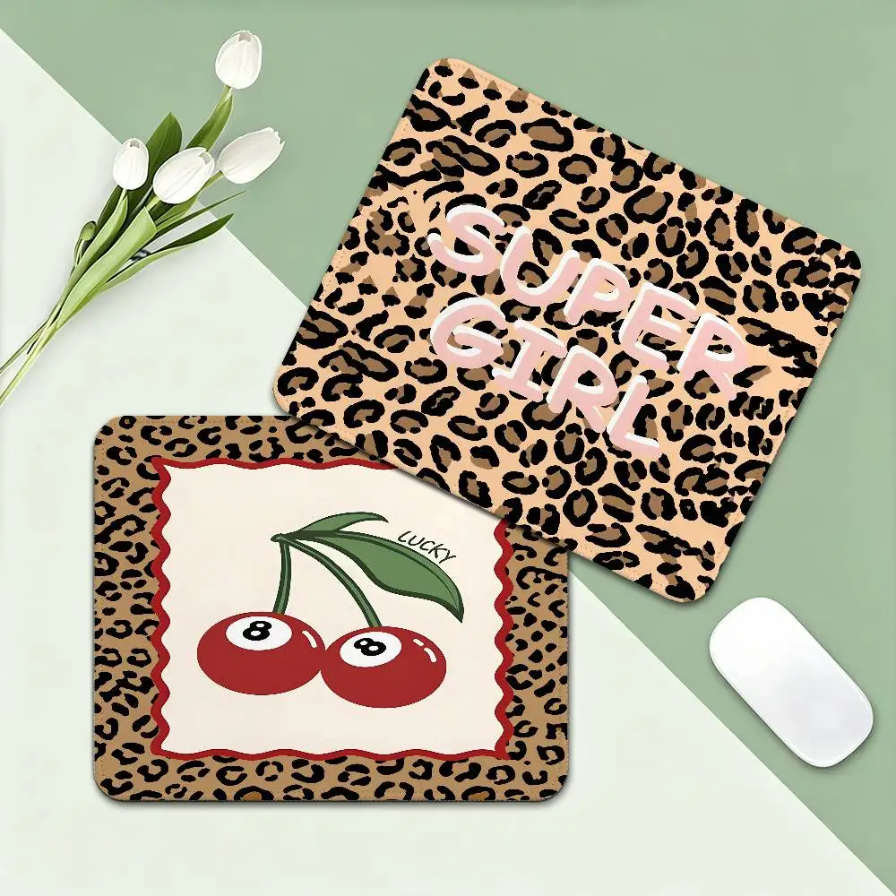 Fashion cool Leopard Print Animation Cartoon Anime Gaming Mouse Pad Keyboard Mouse Mats Smooth Company Writing Desk Mats