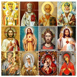 Christ People 5D Diamond Painting Jesus Portrait Diamond Mosaic Painting KitsFull Square/Round Rhinestone Embroidery DIY Gift