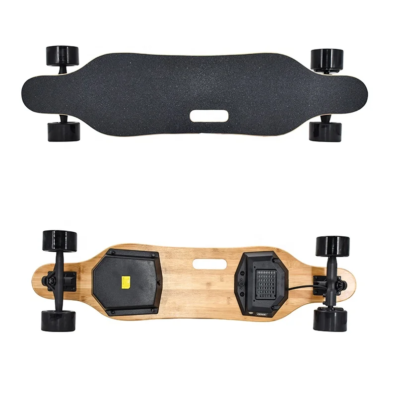 Longboard skateboard elettrico Dual driver migliore qualità vendita calda skateboard in legno d'acero quattro ruote longboard