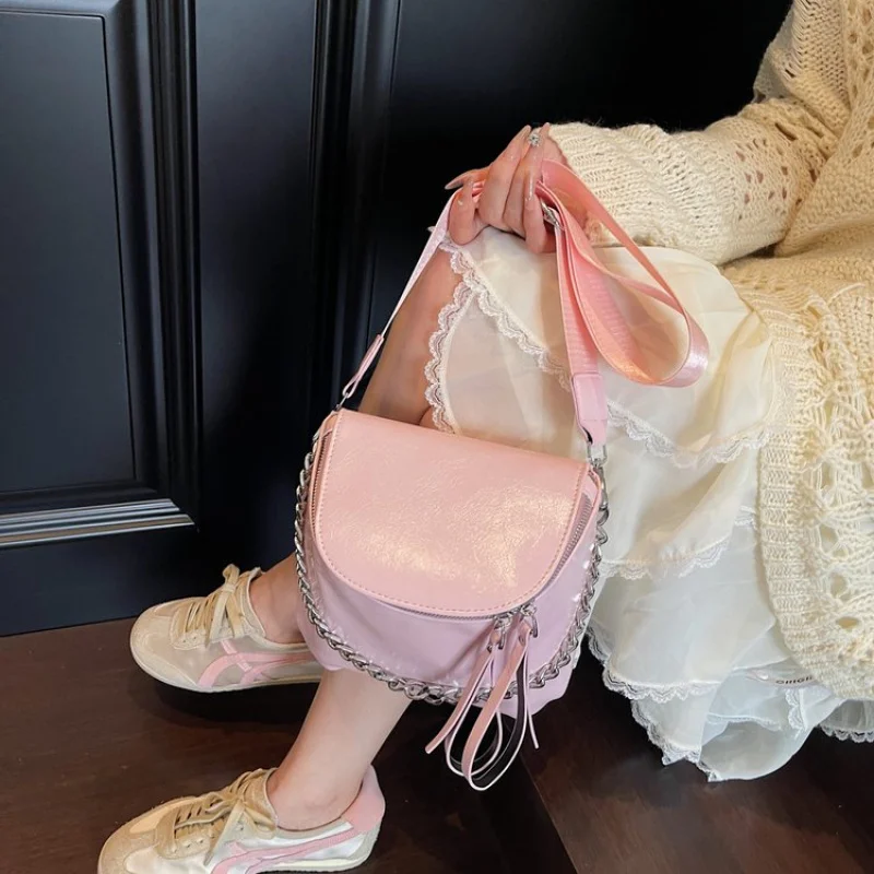 

Elegant Crossbody Handbag Luxury Brand Leather Women's Bag Famous Designer Classic Style