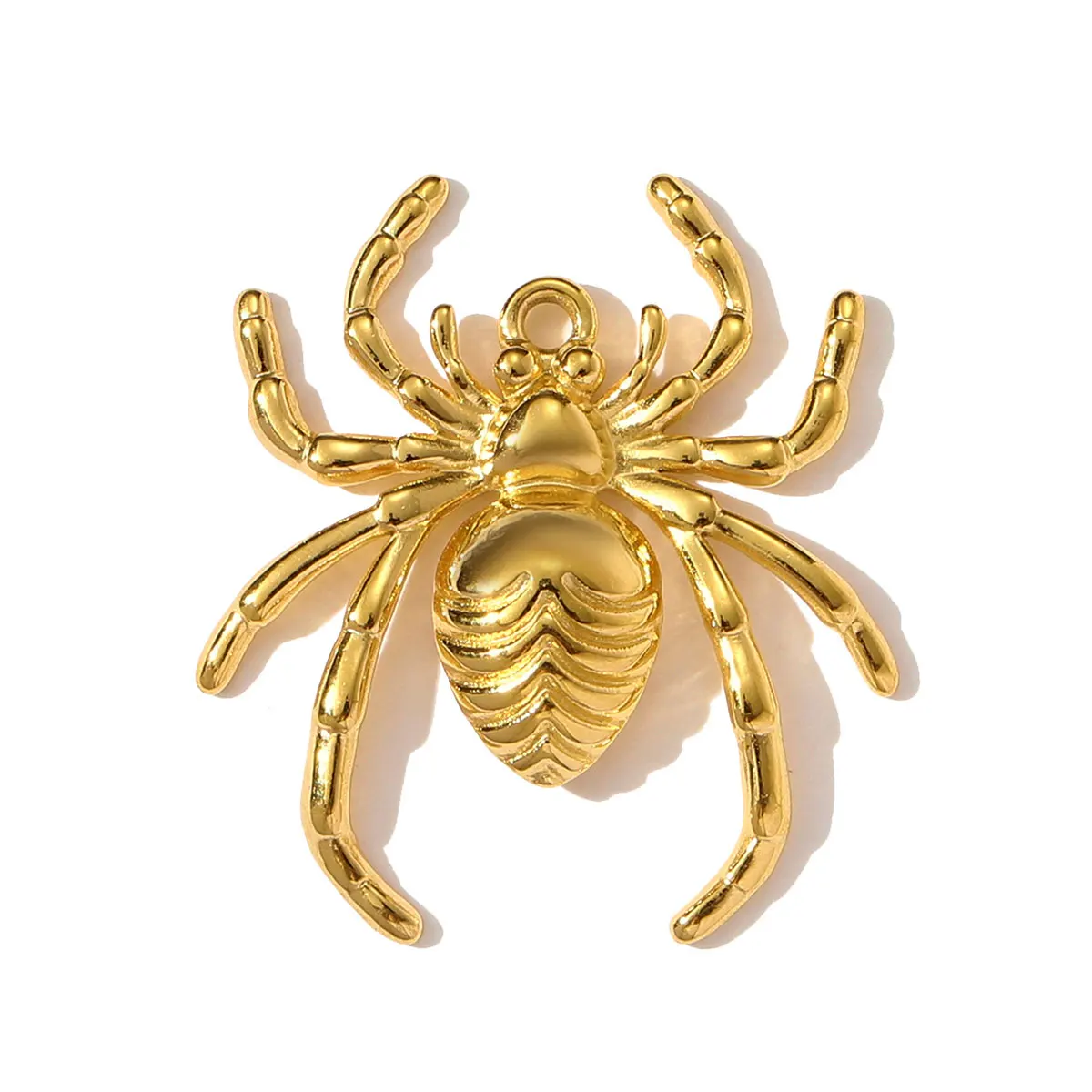 3 teile/los LAVIXMIA Edelstahl Spinne Eule Biene Halskette Anhänger Tropische Fische DIY Ohrring Charme Frauen Naturstein Schmuck