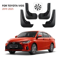 Guardabarros para Toyota Vios 2019-2023 2024 2025, Protectores de Salpicaduras Delanteros y Traseros, Guardabarros, Accesorios Exteriores para Automóviles