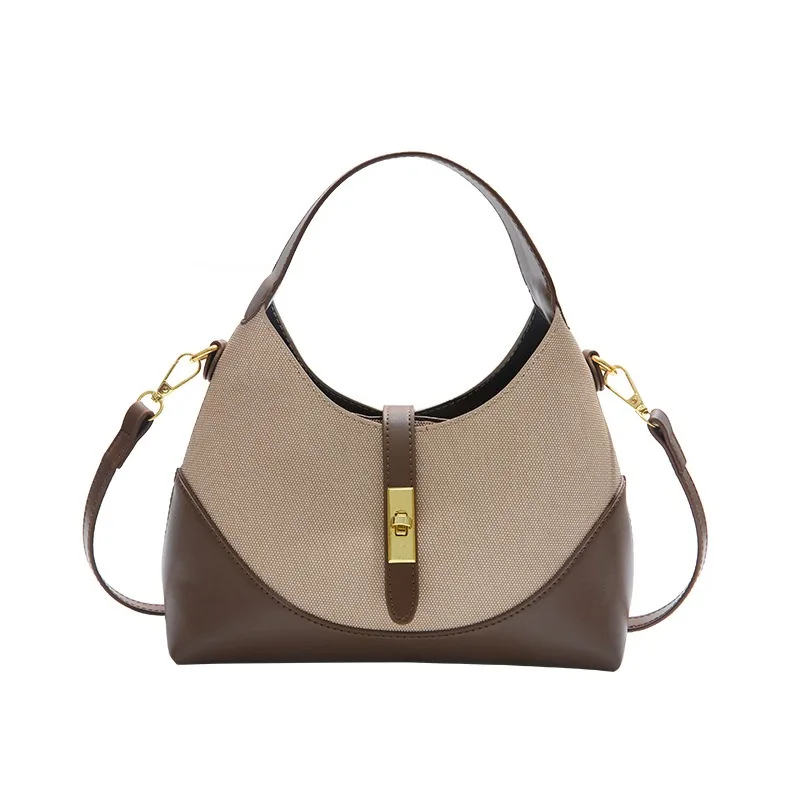 2025 حقيبة زلابية ملونة جديدة للنساء متعددة الوظائف حقيبة كتف للركاب حقيبة يد حقيبة كروسبودي حقيبة تحت الإبط