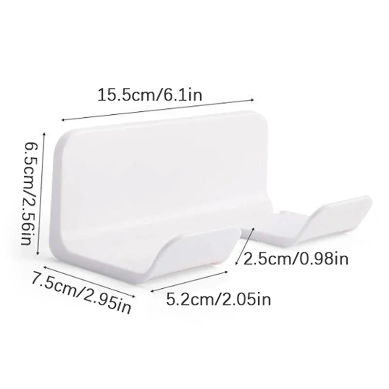 حامل مجفف الشعر، حامل مجفف الحائط، حامل فرد الشعر، صندوق منظم، حامل منفاخ المرحاض، ملحقات الحمام #6