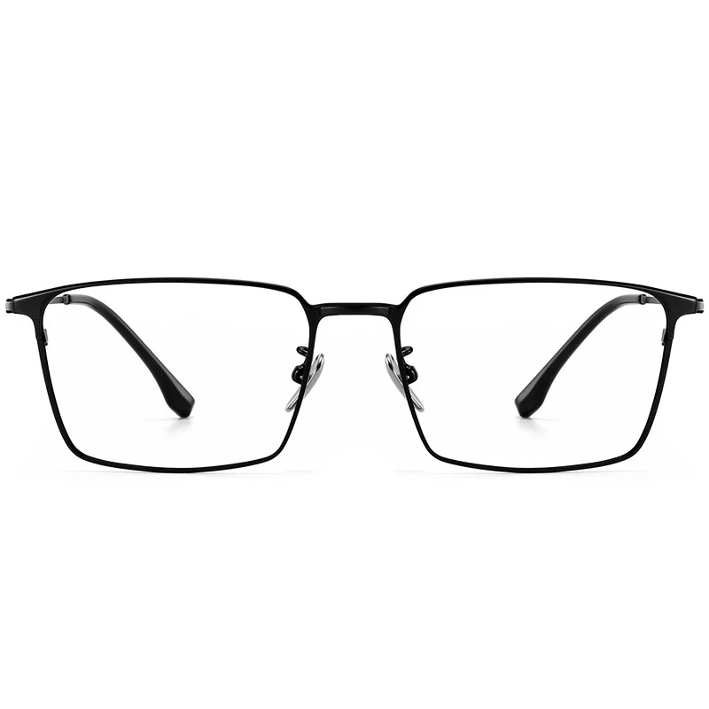 β Titanium Large Face Business Square Men\'s Glasses Frame Ultra-light Fashion Optical Prescription Men\'s Eyeglass Frame 86037