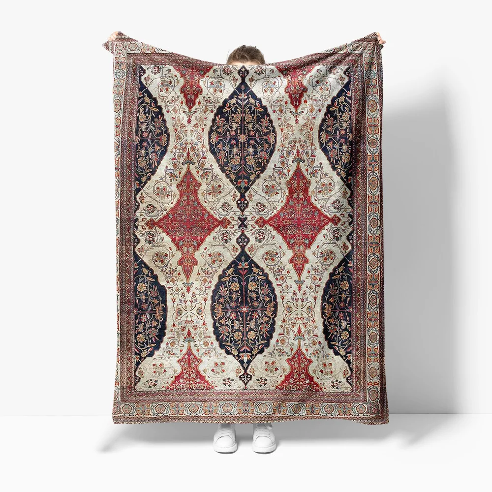 

Vintage Turkish Kilim Rug Handmade Traditional Area Shaggy Wool Rug Bohemian Home Decor Floor Carpet