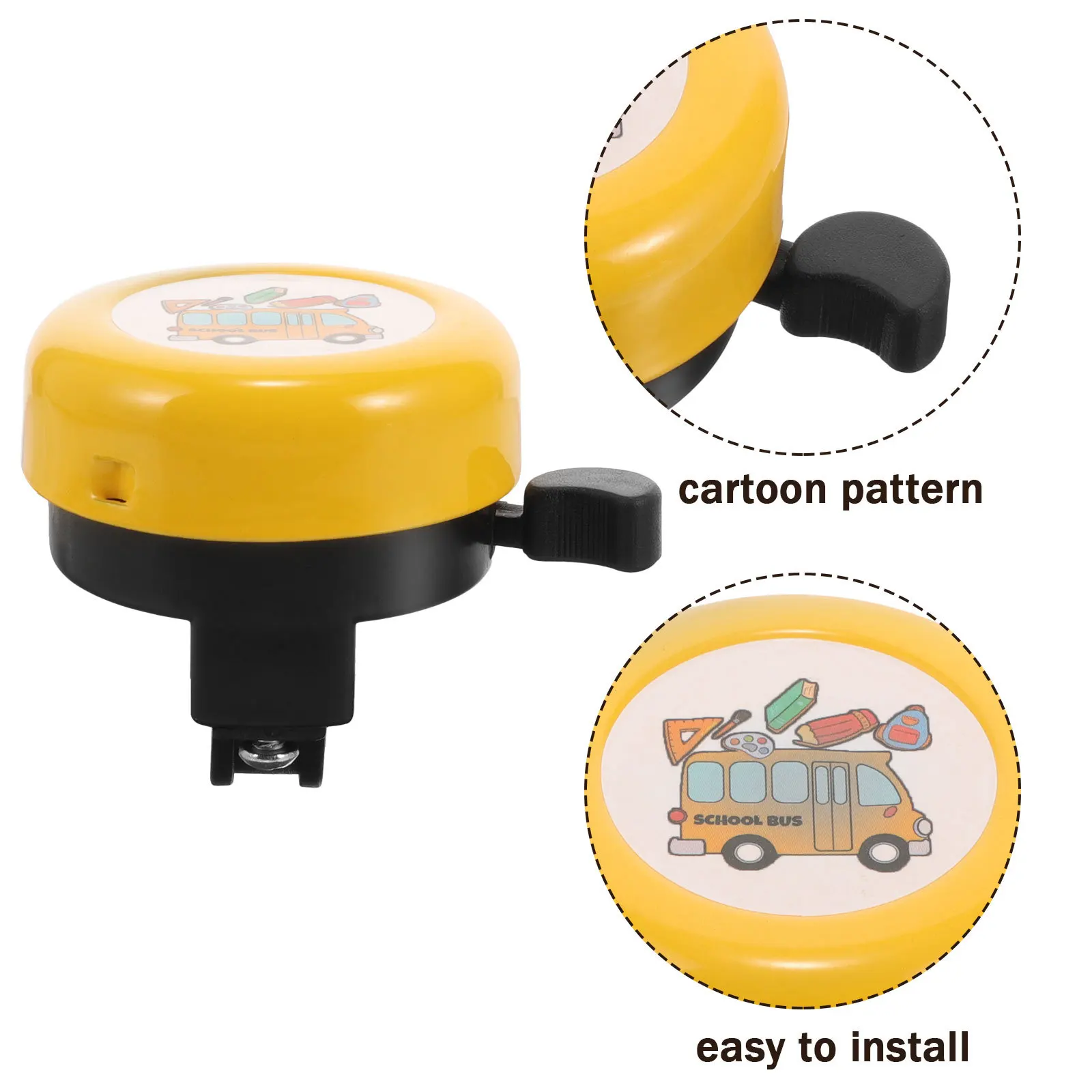 Kids Bike Cartoon Bicycle Bell Loud Warning Sound For Scooter Tricycle Mountain Bike Cycling Accessories Ride Bell