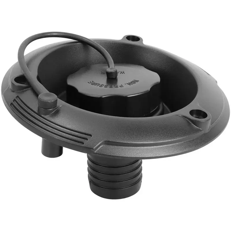 RV Replacement Adapter ABS Plastic Fresh Water Inlet With Dustproof Cover Gravity Fill Hatch For Water Tank