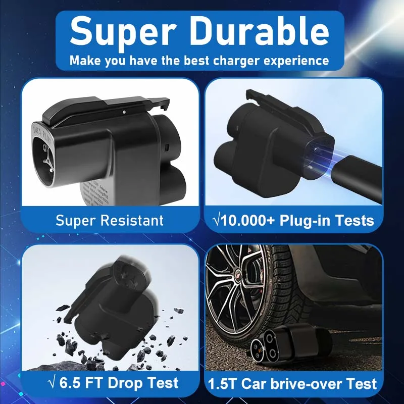 2026 New Upgraded  Supercharger Adapter, NACS to CCS1 EV Charging Adapter for Electric Vehicles