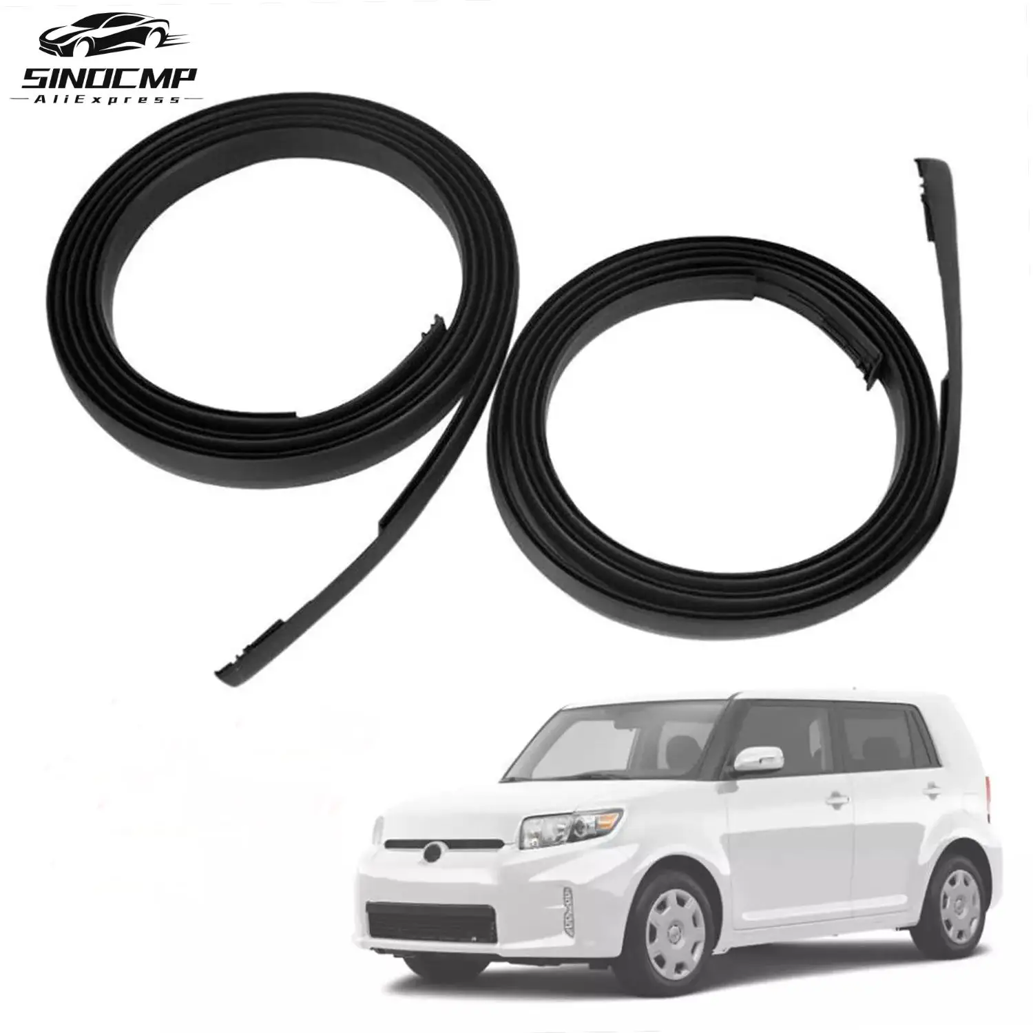

2Pc Roof Drip Side Finish Moulding 7555512161 7555612170 For Scion xB 2008-2015 Car Exterior Parts Styling Mouldings Accessories