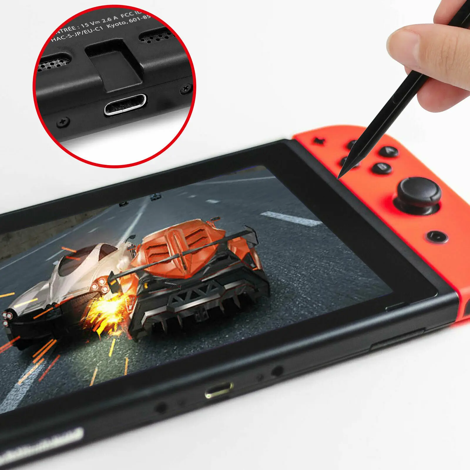 Loại C Ổ Cắm Sạc Cổng Sạc Cho NS Nintendo Công Tắc Tay Cầm Cao Cấp Bộ Công Cụ Sửa Chữa Cổng Sạc Thay Thế phụ Kiện