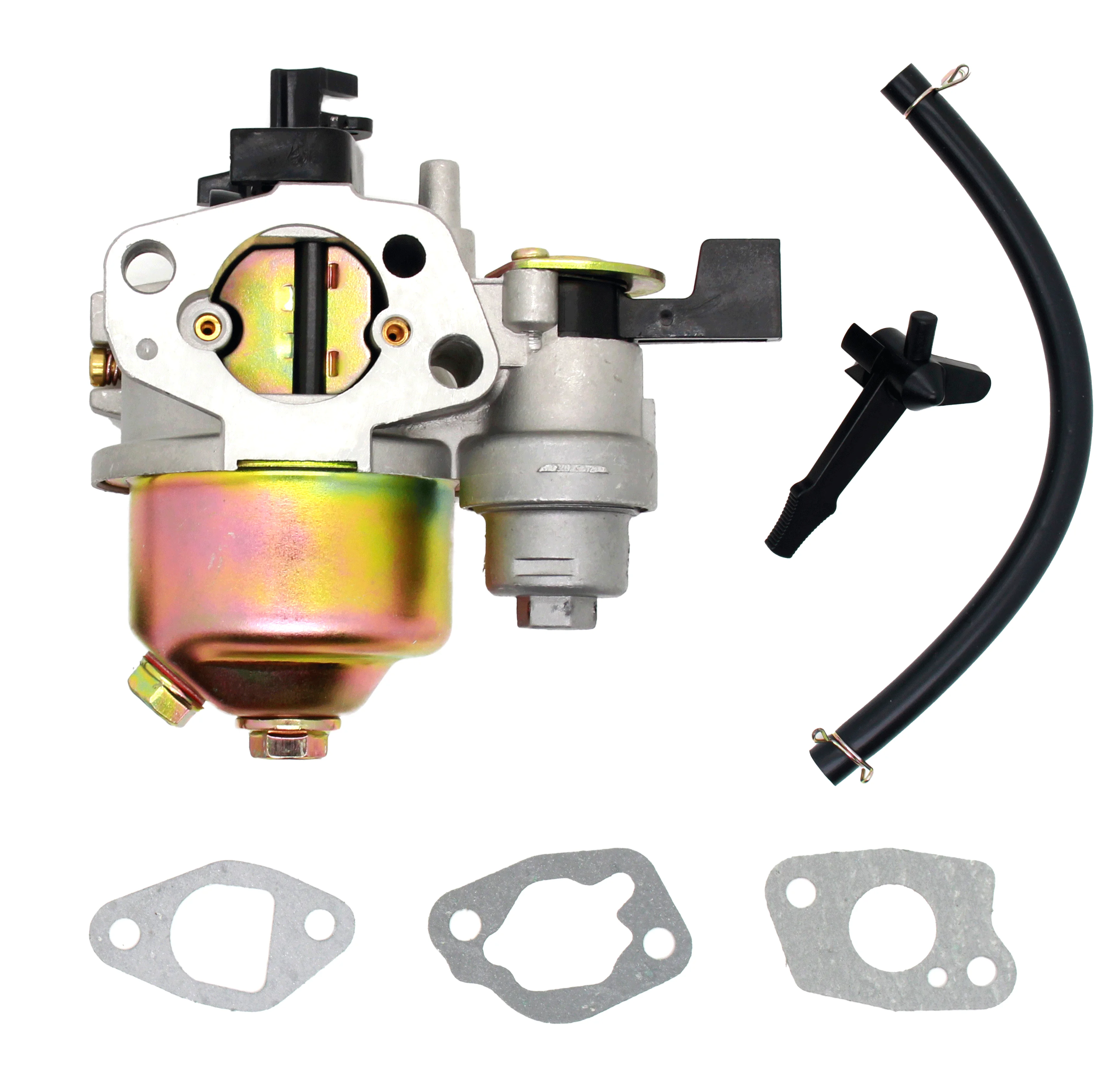 GX160 Carburetor with Gaskets Compatible with GX140 GX200 168 168F 5.5HP 6.5HP Generator Engine Replaces