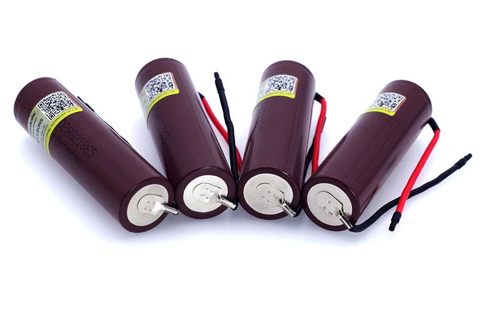 Hot Liitokala HG2 18650 3000mAh Rechargeable battery 18650HG2 3.6V discharge 20A dedicated batteries+DIY Silica gel Cable