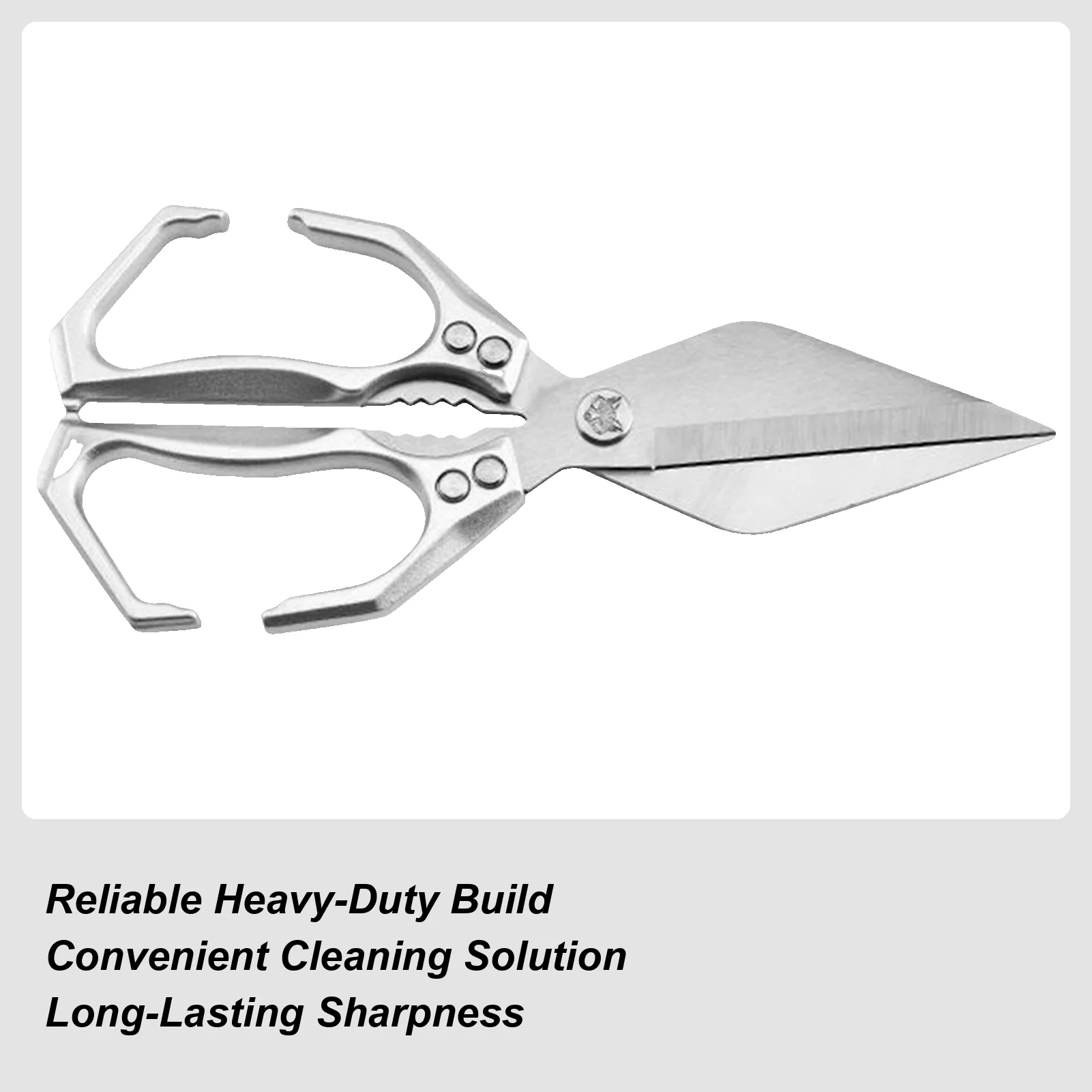 

Ножницы для птицы, ножницы для еды из нержавеющей стали, кухонные ножницы, сверхмощные универсальные ножницы для резки курицы, индейки, рыбы, морепродуктов