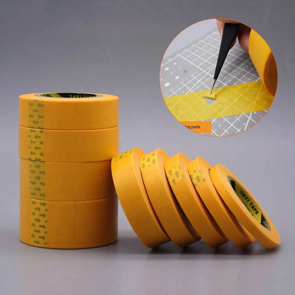 Model Tools Masking Cover Tape for DIY Model Hobby Tools Masking Tape Coloring Accessories Width 6/8/10/12/15/18/20/24/30mm