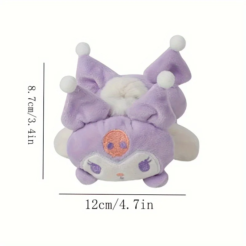 1PC Sanrio Kuromi Cinnamoroll Series Hair Clip Cute Cartoon Plush Hair Claw Clip Kawaii Hairpin Back Head Hair Accessories