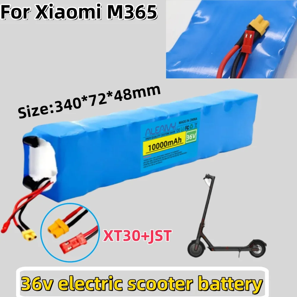 36V 10Ah 18650 리튬 배터리 10s3p 10000mAh 250w-500w 동일한 도어 42V 전기 스쿠터 M365 배터리 팩이 있는 전원 배터리.