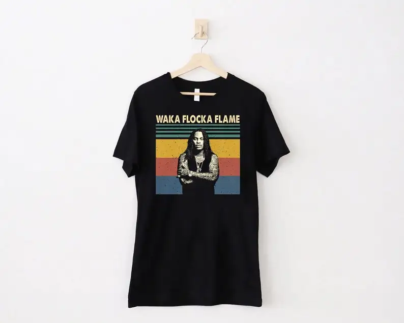 Waka Flocka Flame Vintage T-Shirt, Waka Flocka Flame Shirt, Movie Shirts, Gift Shirt For Friends And Family