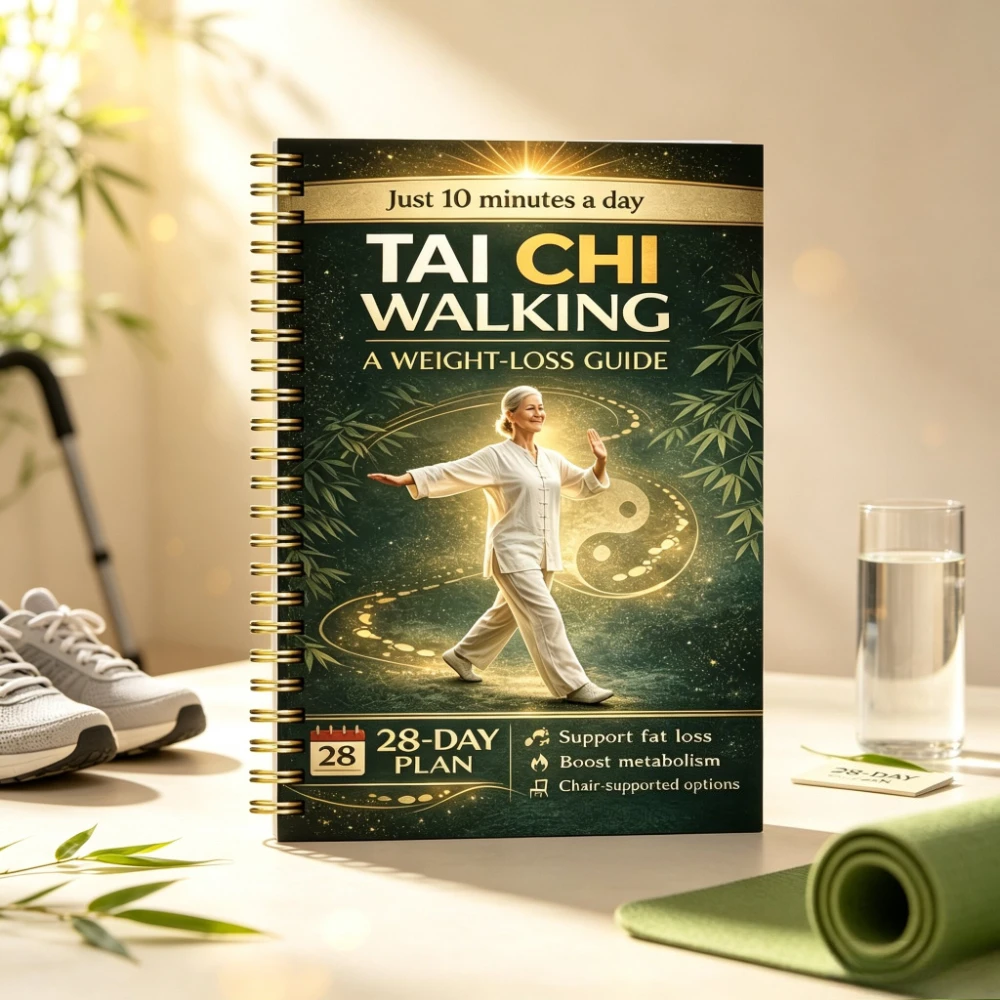 28 day Elderly Tai Chi Walking Fitness Loop Book, Low Impact Exercise, Joint Maintenance and Conditioning