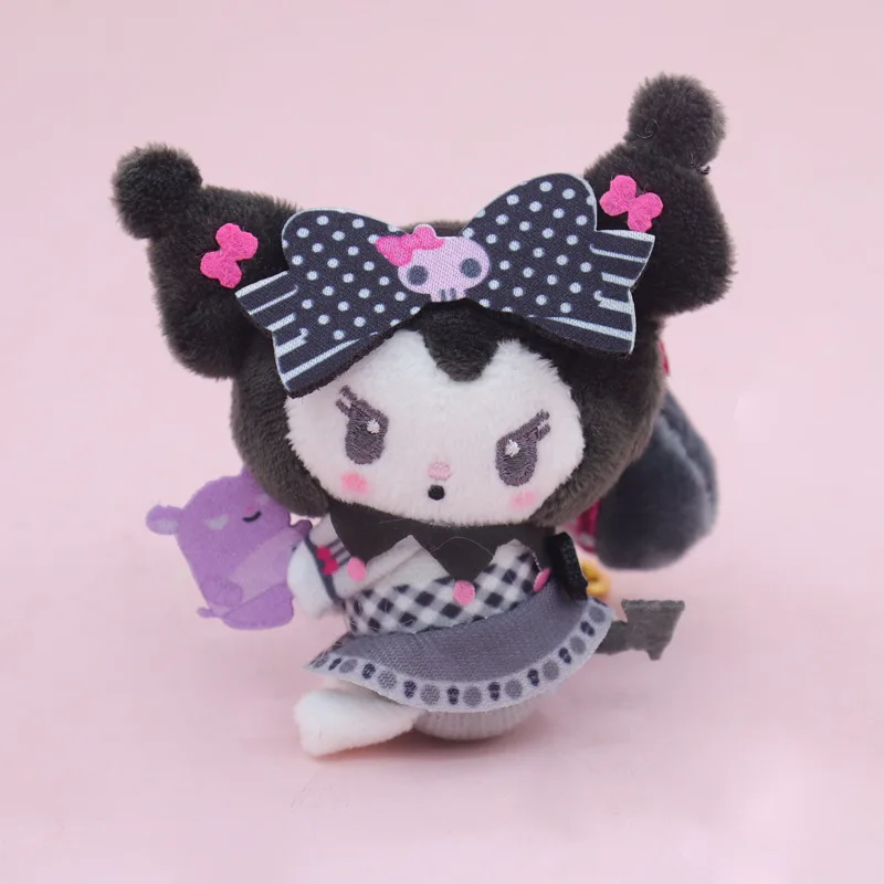 Hello Kitty Rocznica Kuromi Melody Strój Boczny Pluszowe Zabawki Zawieszka Brelok Torba Biżuteria Świąteczne Prezenty