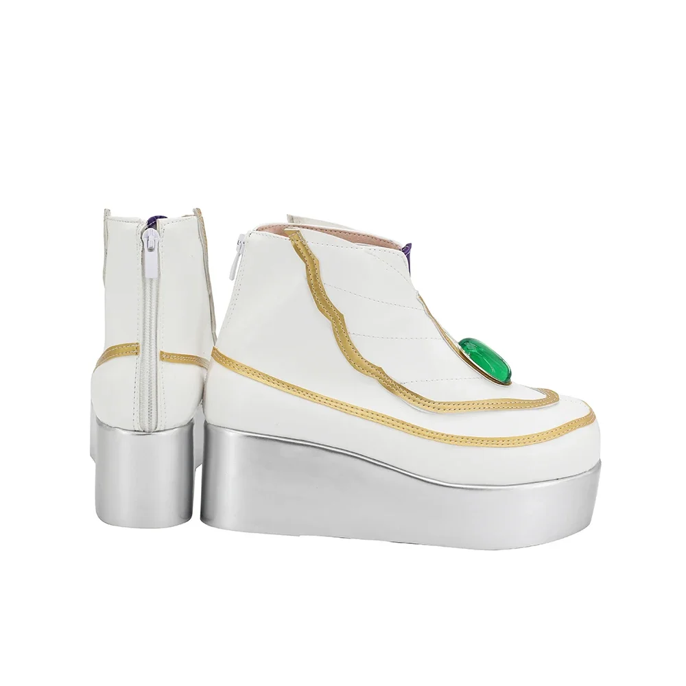 FGO 레오나르도 다빈치 신발 코스프레 Fate Grand Order 레오나르도 다빈치 코스프레 부츠 흰색 신발 맞춤 제작