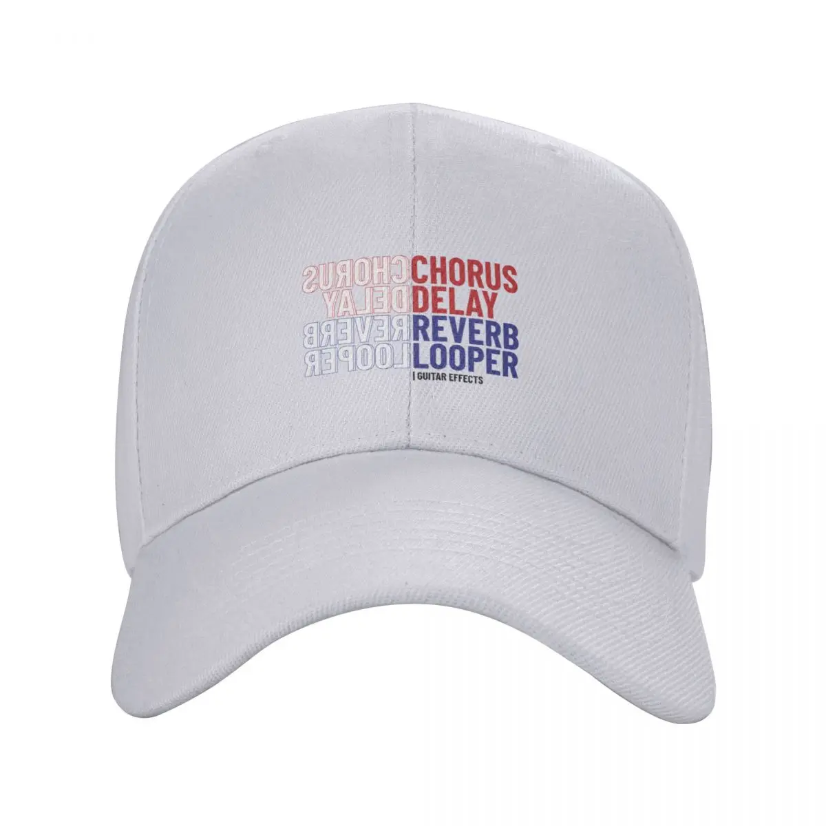 Guitar Effects Chorus Delay Reverb Looper Baseball Cap Horse Hat beach hat Women Men's