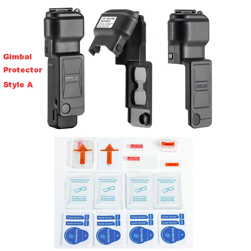 4 stuks 2 sets 9H glasfilms stofvrij magazijn gehard film voor DJI Pocket 3 schermbeschermer voor Osmo Pocket 3 camera-accessoire